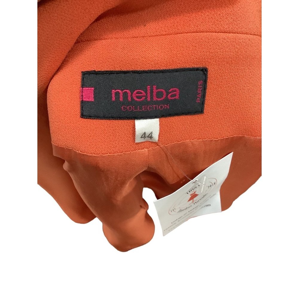 Melba Collection Orange Blazer View 6